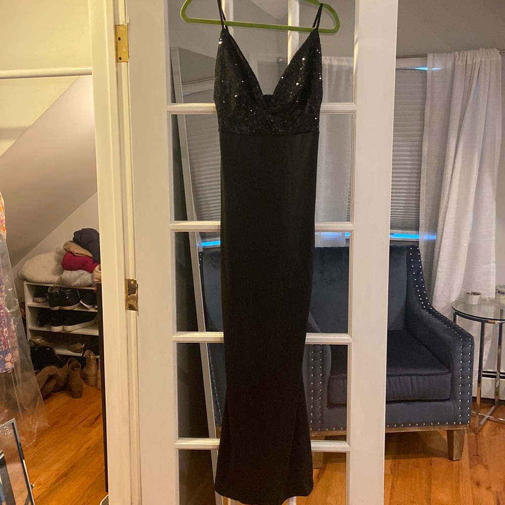 Black formal gown